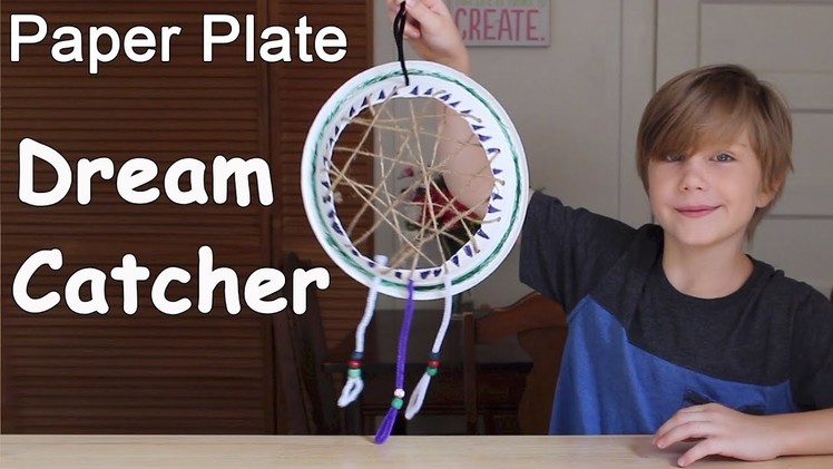 Paper Plate Dream Catcher | Easy Craft for Kids