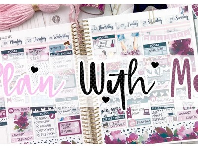 Plan With Me ❤️ Feb 19-25th ❤️ Printable Kit Ft. Paper Crown Planner