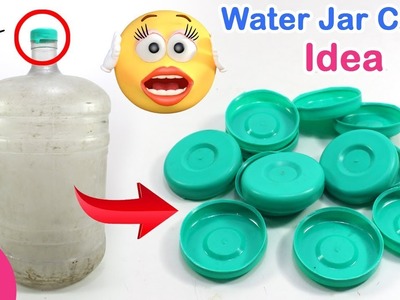 RO Water Jar CAPs Craft Idea | Best out of waste from Bottles Caps | Home Decor Idea