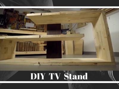 DIY Wood Handmade TV Stand Out Of Reclaimed Wood 2018