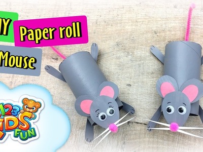 How To Make a Mouse out of Toilet Paper Roll