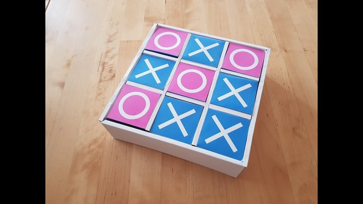 How to Make a Tic Tac Toe Game from Paper at Home