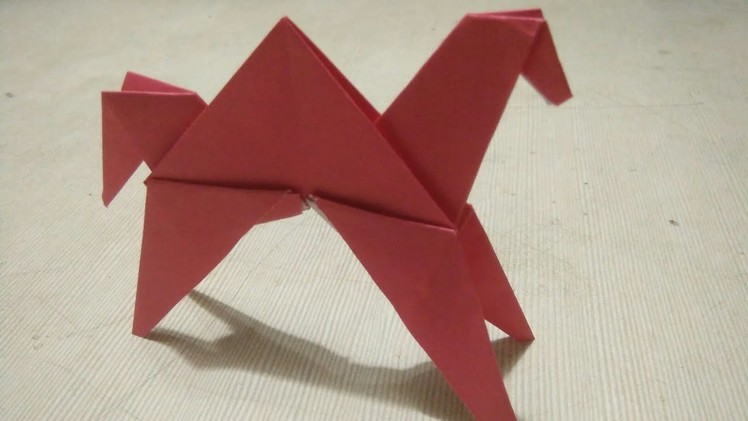 How to make origami horse