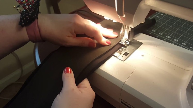 Sewing with foam