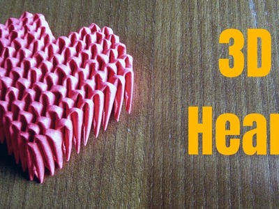 3D Origami Heart model 2