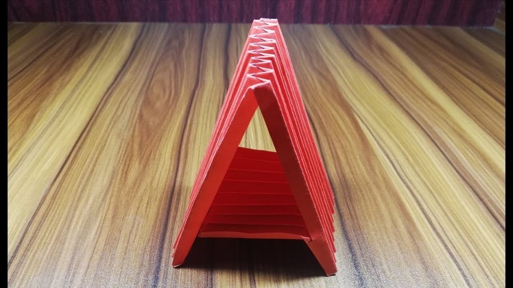 3D origami letters 'A' from paper (Part 1)