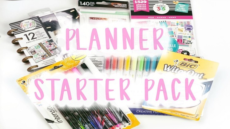 Beginner Planner Starter Pack- What You Need To Get Started | E.Michelle