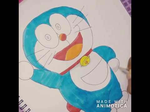 Cartoon Doraemon Drawing Step By Step Easy Drawing For Children Anime Characters