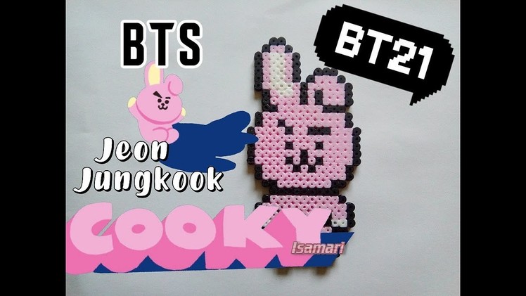 Cooky BT21 Jeon Jungkook BTS Hama Beads