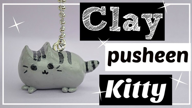 DIY KiAWii CLAY PUSHEEN CAT NECKLACE | Lily Ann