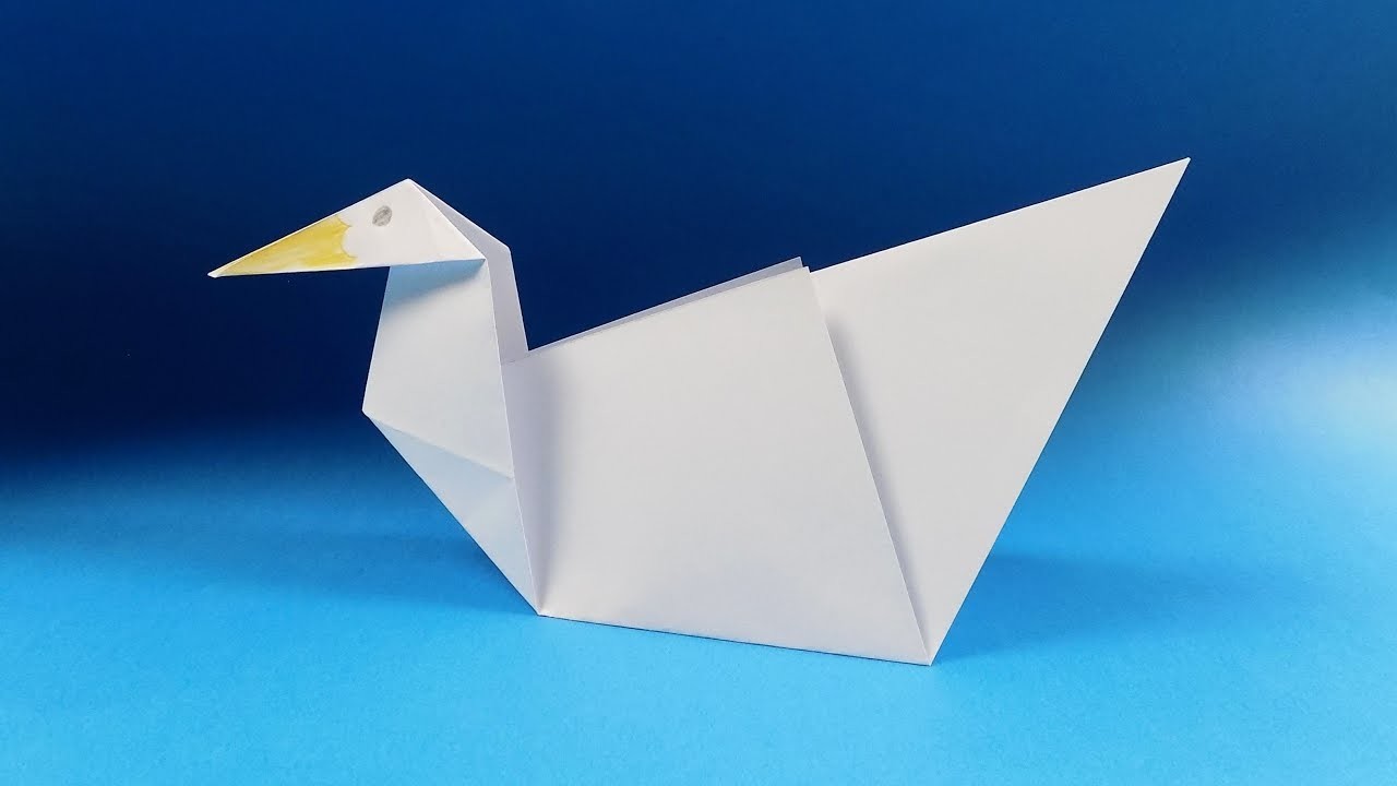 Easy Origami Duck tutorial