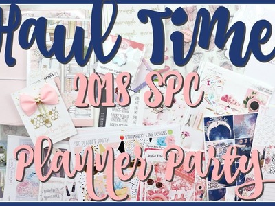 Haul Time! SPC Planner Party Swag, Swaps & Gifts
