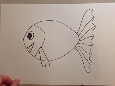 How to draw a fish ???????????? ✏️✏️✏️ | Fun and easy drawings for kids ✏️✏️✏️