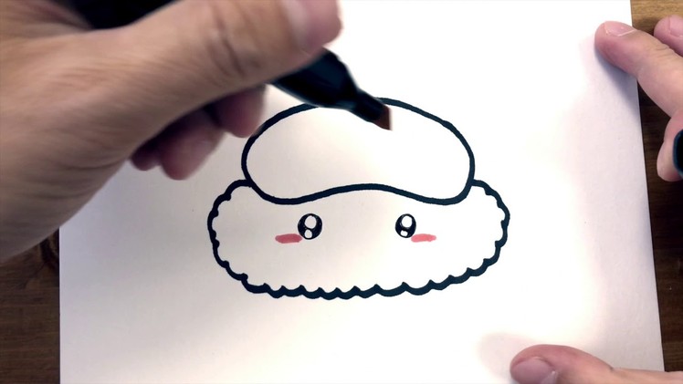 How to Draw Cute Sushi for Kids ???? - easy step by step