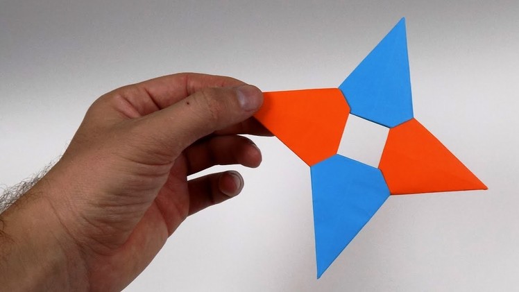 How To Make a Paper Ninja Star (Shuriken) - Origami Shuriken
