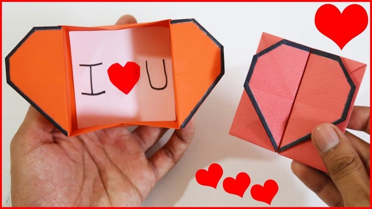 How to make an Easy Origami Heart Box and Envelope | Origami Heart Box & Envelope | Tutorial