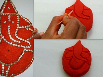 How to make easy ganesha with home made clay. vinayaka for vinayaka chathurthi