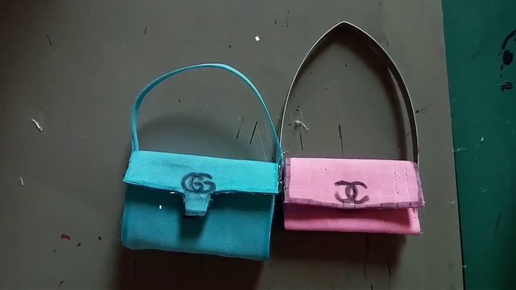 How to make gucci bag for doll. DIY. very easy