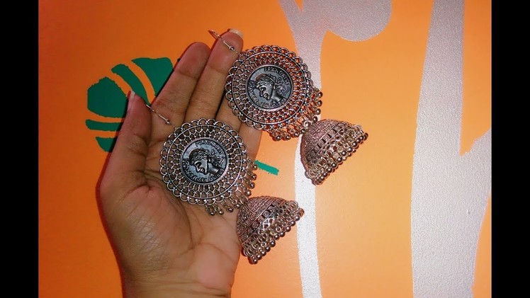 How to make jhumkaa earrings at home || Pujaa Tutorial ||????