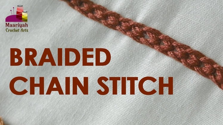 HUNGARIAN BRAIDED CHAIN Stitch | Hand Embroidery #9 - 043