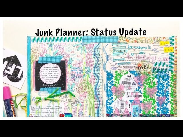 Junk Planner #5: Altered Book Journal: Junk Journal Tutorial