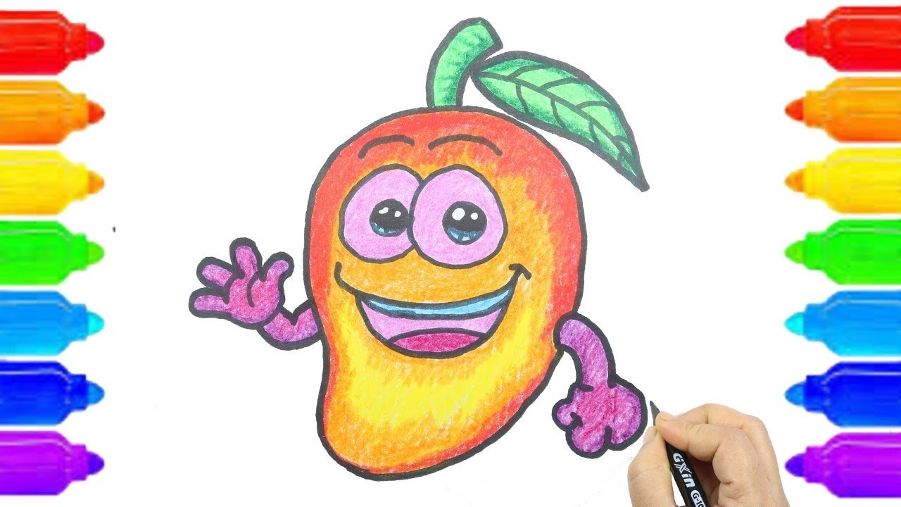 Featured image of post Cute Mango Drawing Easy Illustrator tutorial draw a realistic mango