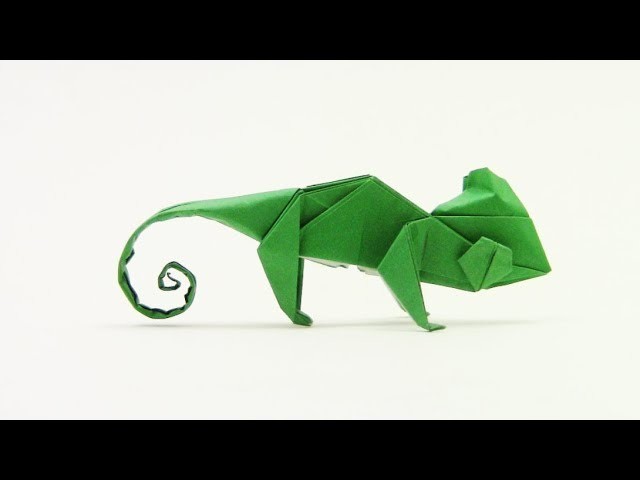 Origami Chameleon by Quentin Trollip - Yakomoga Origami tutorial