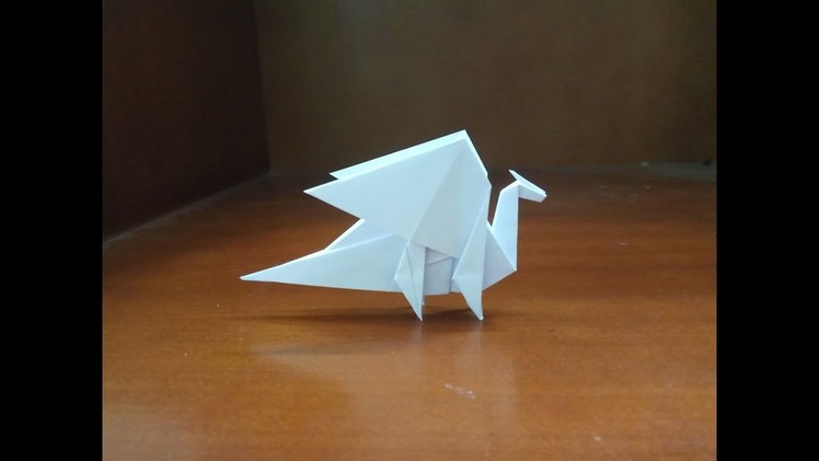 Origami dragon - how to make moutain dragon