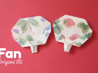 Origami Fan  摺紙教學- 摺扇3