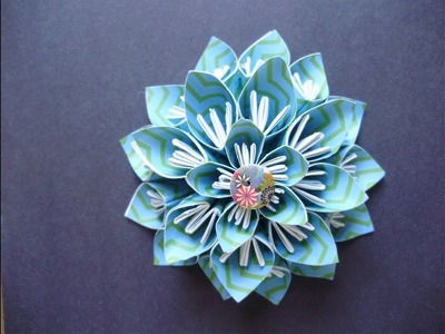 Origami Modular Kusudama Flower
