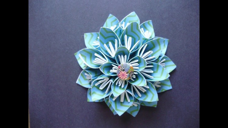Origami Modular Kusudama Flower