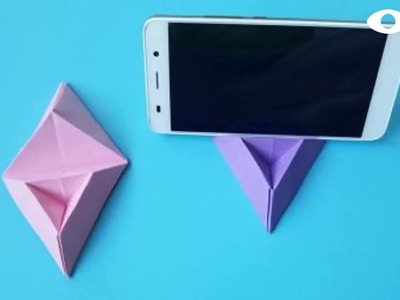 Origami Phone Stand ☎️, Easy Origami Tutorial Seri