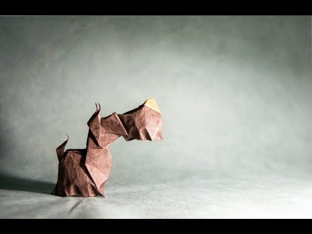 Origami Scottish Terrier by Hoang Tien Quyet