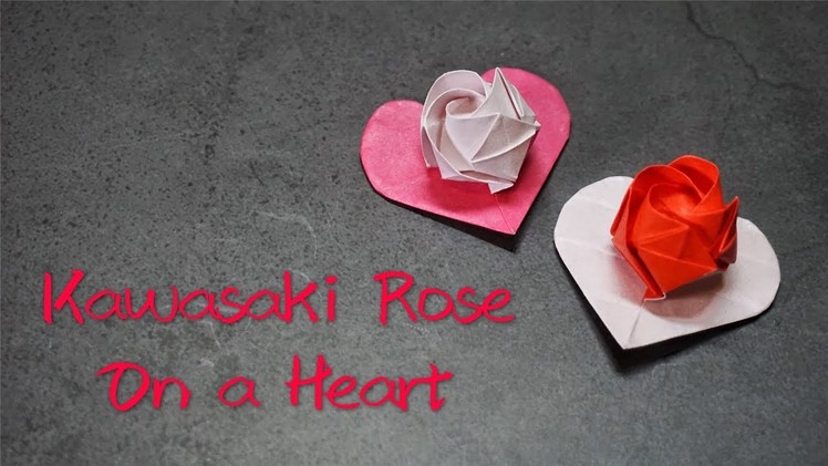 Origami Tutorial: Kawasaki Rose on a Heart｜Hello Malinda