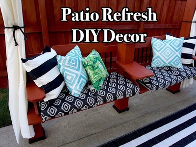 Outdoor Patio Refresh | DIY Decor