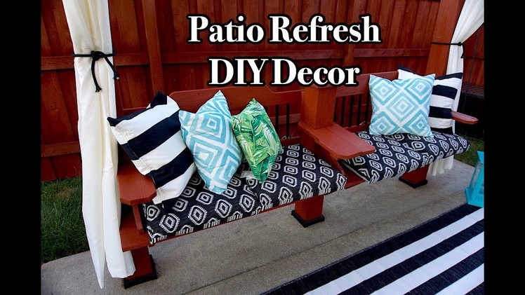 Outdoor Patio Refresh | DIY Decor