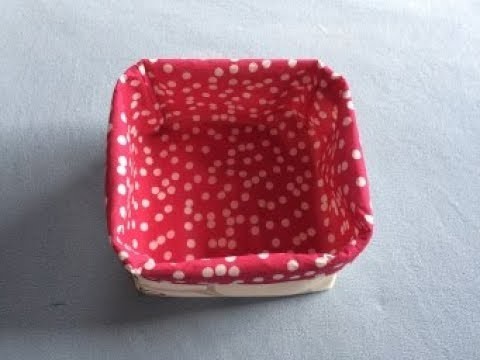 Reversible Fabric Basket DIY