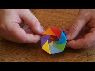 Robin's wheel - 7 sheet modular origami