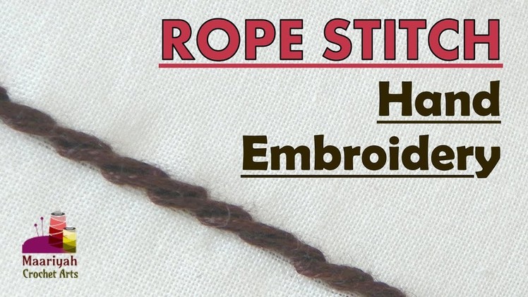 ROPE Stitch | Hand Embroidery #11 - 045