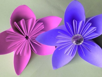 Simple paper flower paper cutting design