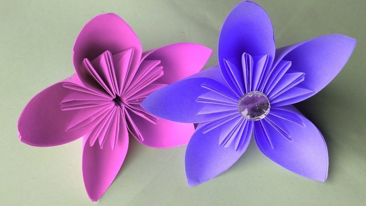 Simple paper flower paper cutting design