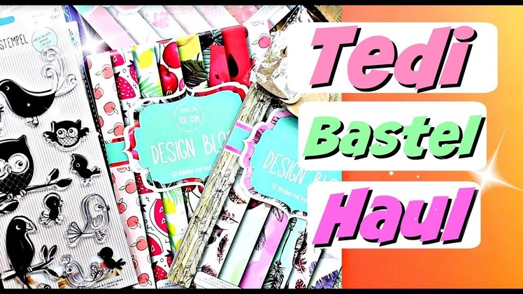 TEDI Haul Video deutsch 2018 | DIY Bastel Bastelbedarf |  9999 Dinge