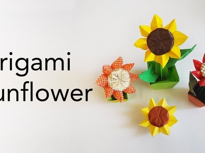 Tutorial for Summer Origami Sunflower (Nilva Pillan)