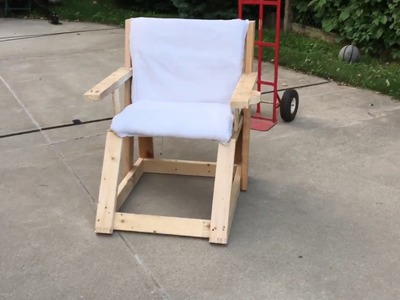 Wooden gaming chair diy overview