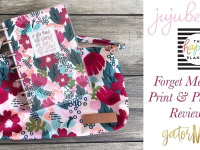 2019 Happy Planner X Ju-Ju-Be | "Forget Me Not" Print & Planner Review | GatorMOM