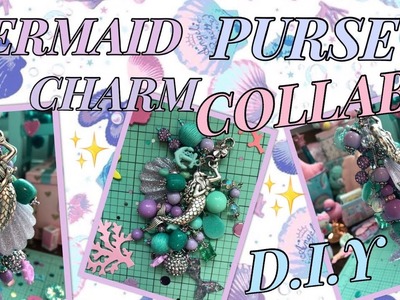 ????‍♀️D.I.Y MERMAID PURSE, BAG.PLANNER CHARM COLLAB WITH BLACK RAVEN JEWELS ????!!!