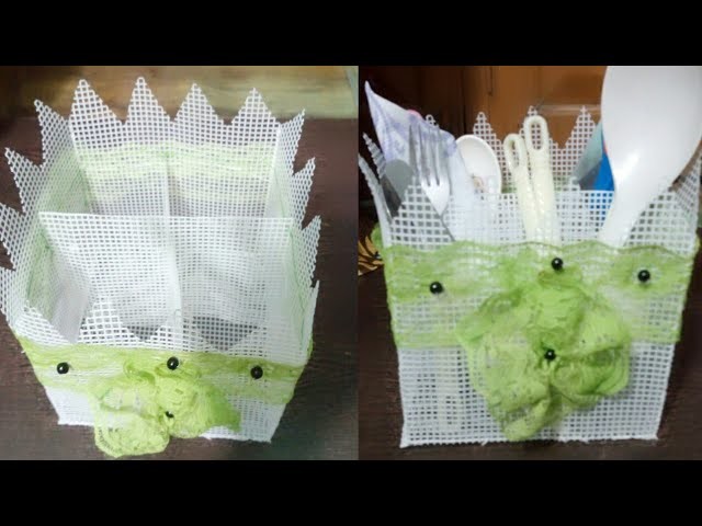 Diy बनाइये Beautiful Kitchen, Dressing table, Study table Organiser, spoon Holder, Makeup Holder,