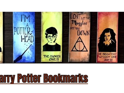 DIY Bookmarks | Harry Potter | Part-1