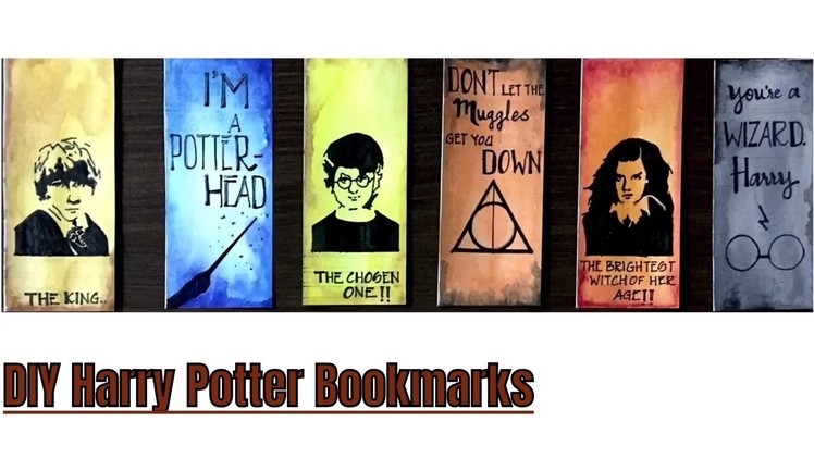 DIY Bookmarks | Harry Potter | Part-1