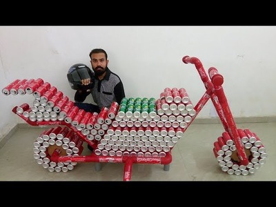 DIY Coca Cola F1 Racing Sport  Bike From Coke Cans | DIY Coca Cola Sport Bike